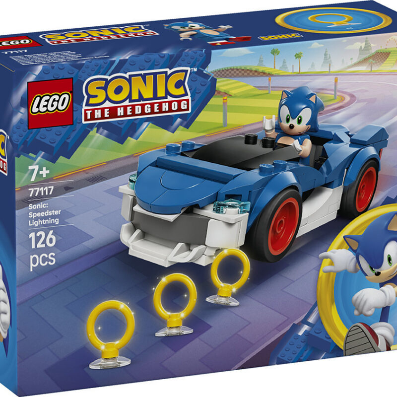 LEGO Sonic the Hedgehog Sonic Speedster Lightning (77117)