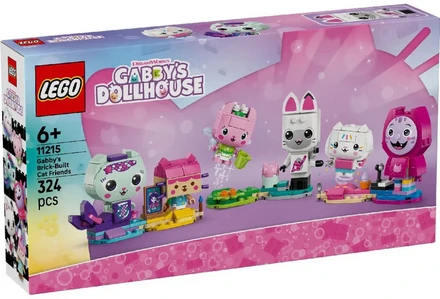 LEGO GABBY’S DOLLHOUSE 11215 Gabby's Brick-Built Cat Friends