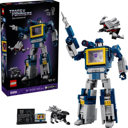 LEGO Icons Transformers-Soundwave 10358