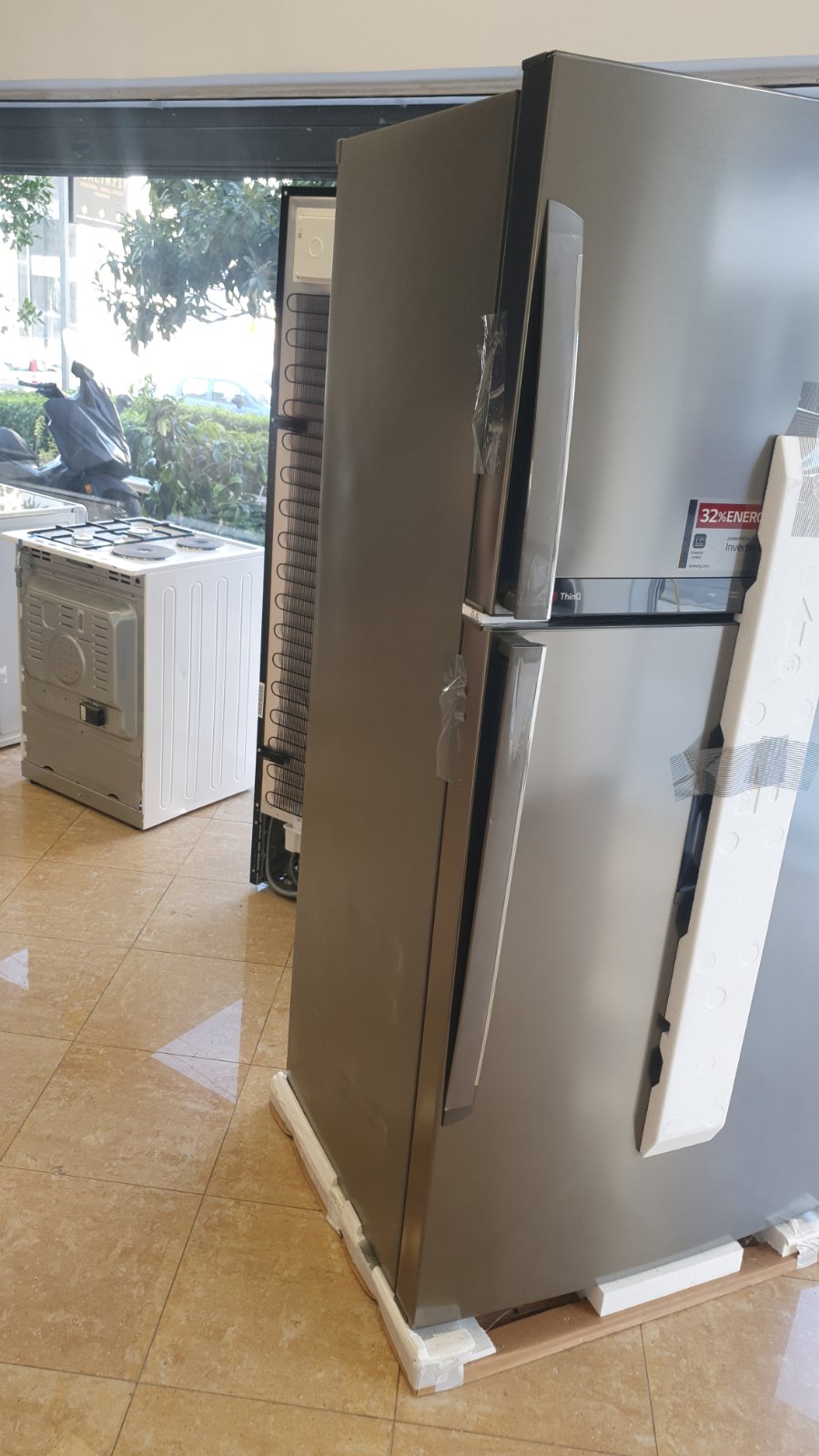 LG GTF916PZPYD ψυγειοκαταψύκτης Ελεύθερο 592 L E Ανοξείδωτο ατσάλι (Αχρησιμοποίητο προϊόν έκθεσης) - Image 4