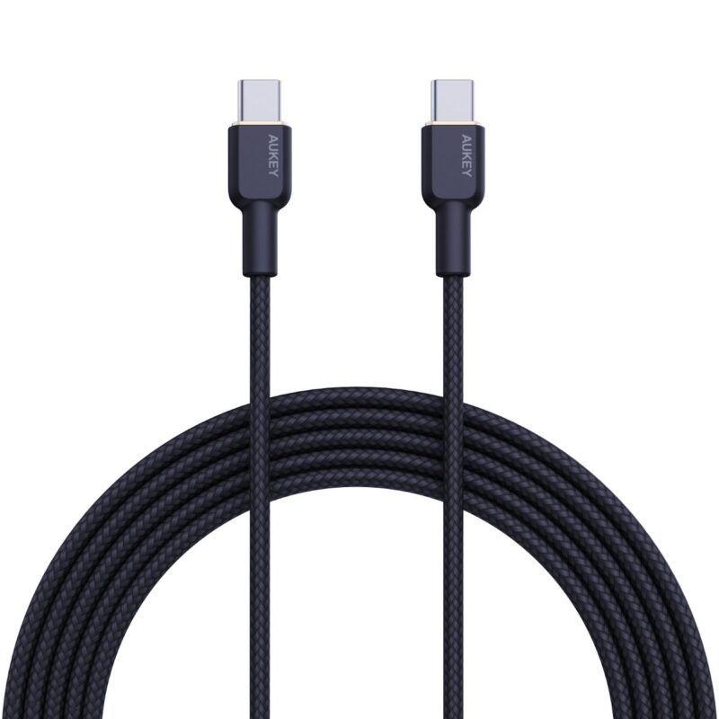 AUKEY (CB-NCC1) 1M NYLON BRAIDED USB-C TO USB-C CABLE