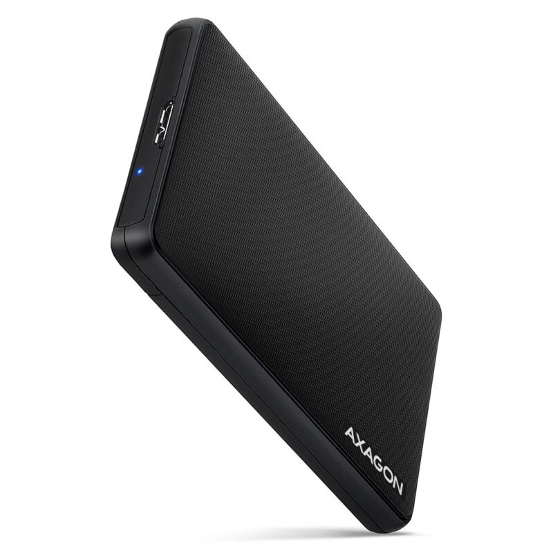 AXAGON EE25-SL USB-A 3.2 GEN1 - SATA 6G 2.5" EXTERNAL SLIDE BOX BLACK