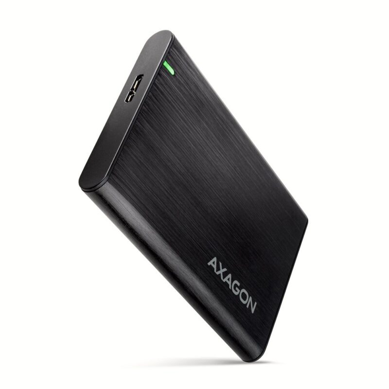 AXAGON EE25-A6M USB3.0 - SATA 6G 2.5" EXTERNAL SCREWLESS ALU RAW BOX BLACK