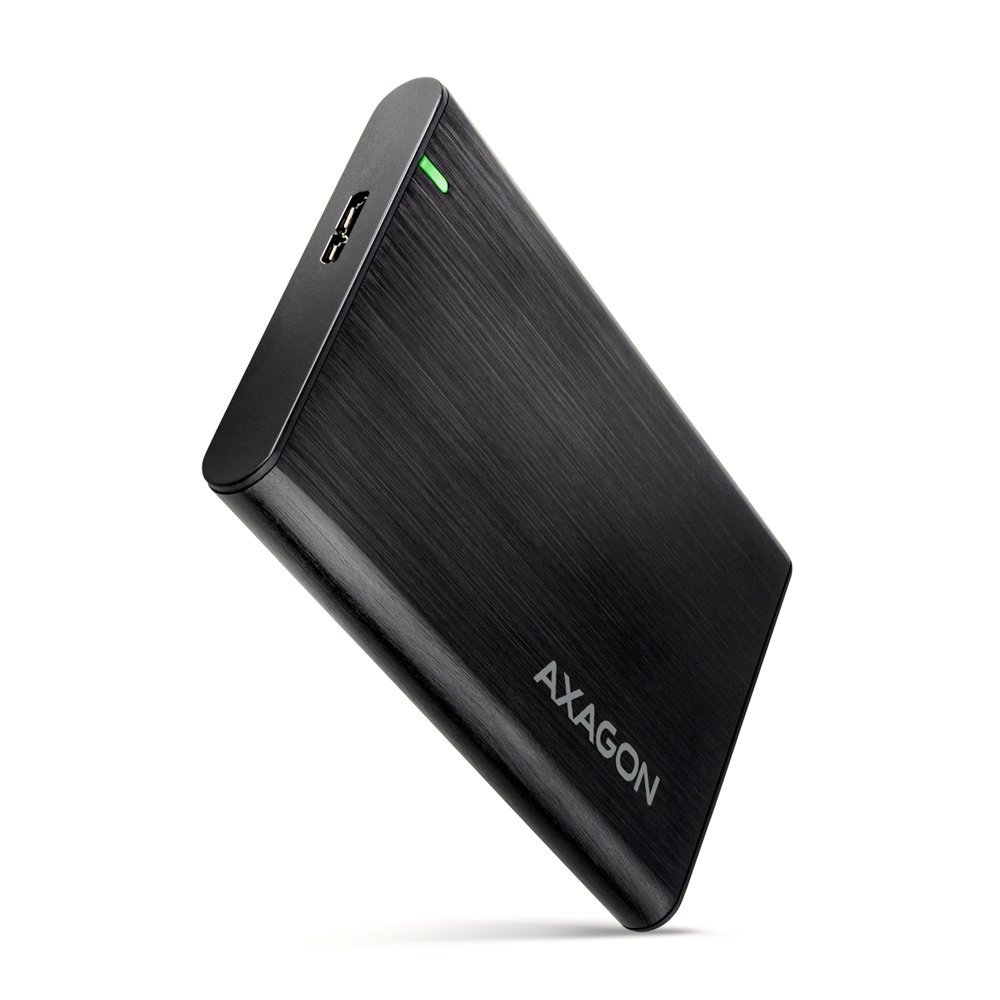 AXAGON EE25-A6M USB3.0 - SATA 6G 2.5" EXTERNAL SCREWLESS ALU RAW BOX BLACK