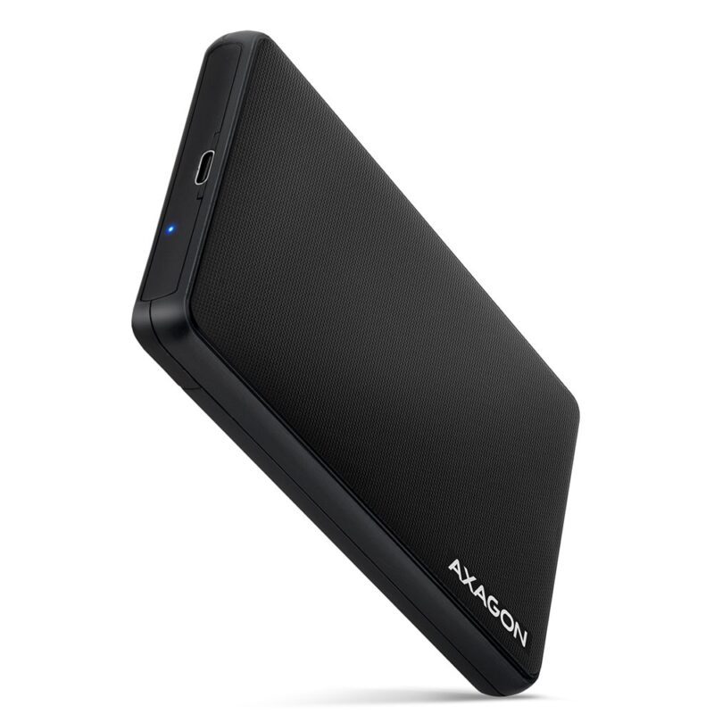 AXAGON EE25-SLC USB-C 3.2 GEN1 - SATA 6G 2.5" EXTERNAL SLIDE BOX BLACK