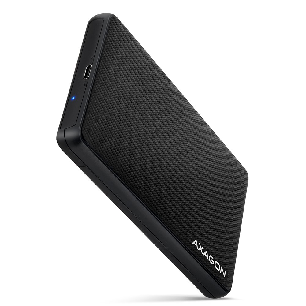 AXAGON EE25-SLC USB-C 3.2 GEN1 - SATA 6G 2.5" EXTERNAL SLIDE BOX BLACK