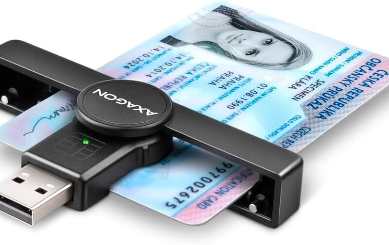 AXAGON CRE-SMPA USB SMART CARD POCKETREADER
