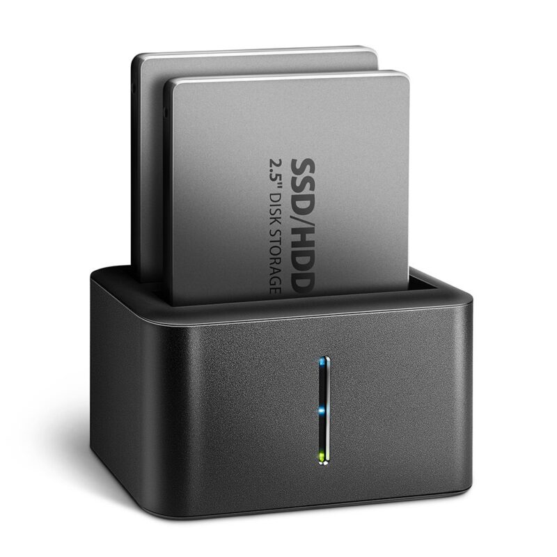 AXAGON (ADSA-D25) USB 3.2 GEN 1 - 2X SATA 6G 2.5" SSD/HDD CLONE DUAL MINI DOCK