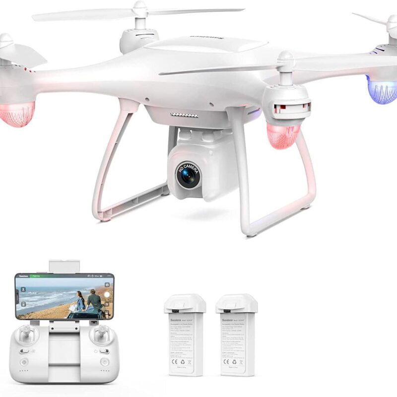 SANSISCO DRONE WITH 2.7K HD WIFI  CAMERA ( WHITE)