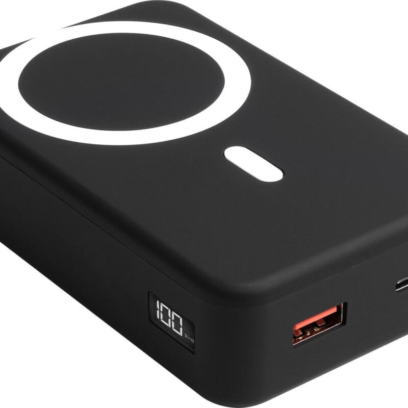 XTREME MAC (XWH-PMS3-13) MAGNETIC POWERBANK 20K MAH - APPLE MAGSAFE COMPATIBLE - USB-C/USB-A CONNECTORS - HOLDER AND DIGITAL DISPLAY
