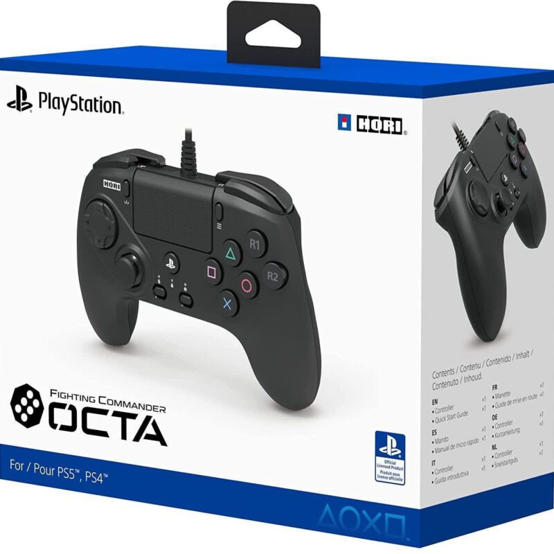 HORI (SPF-023U) FIGHTING COMMANDER OCTA,  FOR PLAYSTATION 5 AND 4