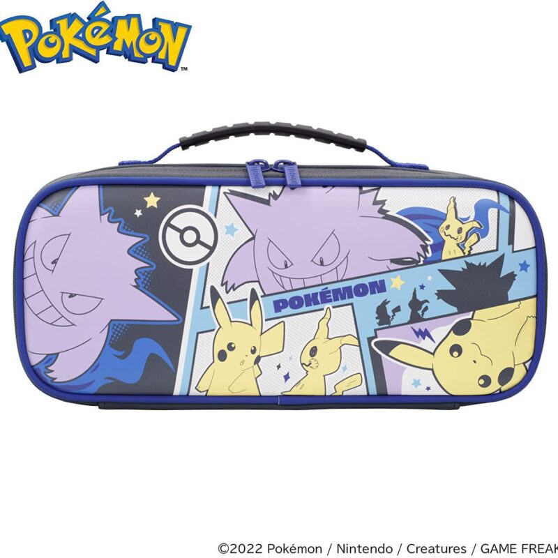 HORI (NSW-412U) CARGO POUCH COMPACT (PIKACHU, GENGAR AND MIMIKYU) - FOR SWITCH/ SWITCH LITE