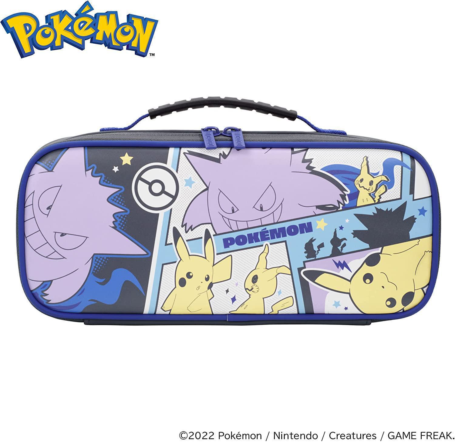HORI (NSW-412U) CARGO POUCH COMPACT (PIKACHU, GENGAR AND MIMIKYU) - FOR SWITCH/ SWITCH LITE