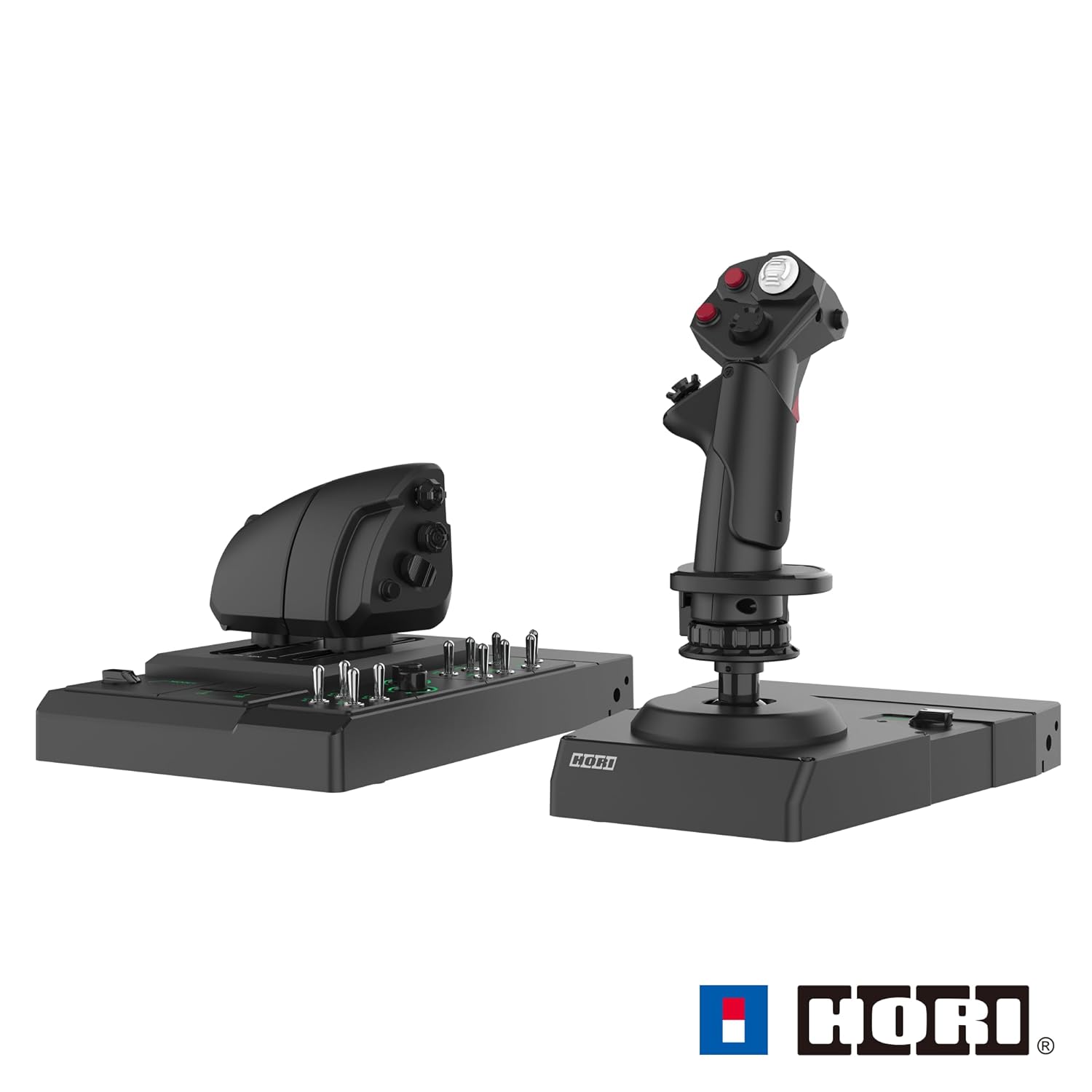 HORI (HPC-045U) HOTAS FLIGHT CONTROL SYSTEM AND MOUNT FOR PC