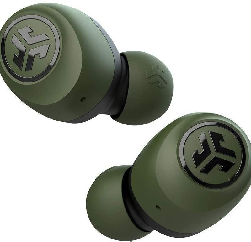 JLAB (IEUEBGOAIRRGRNBLK82) GO AIR TRUE WIRELESS EARBUDS (GREEN/BLACK)