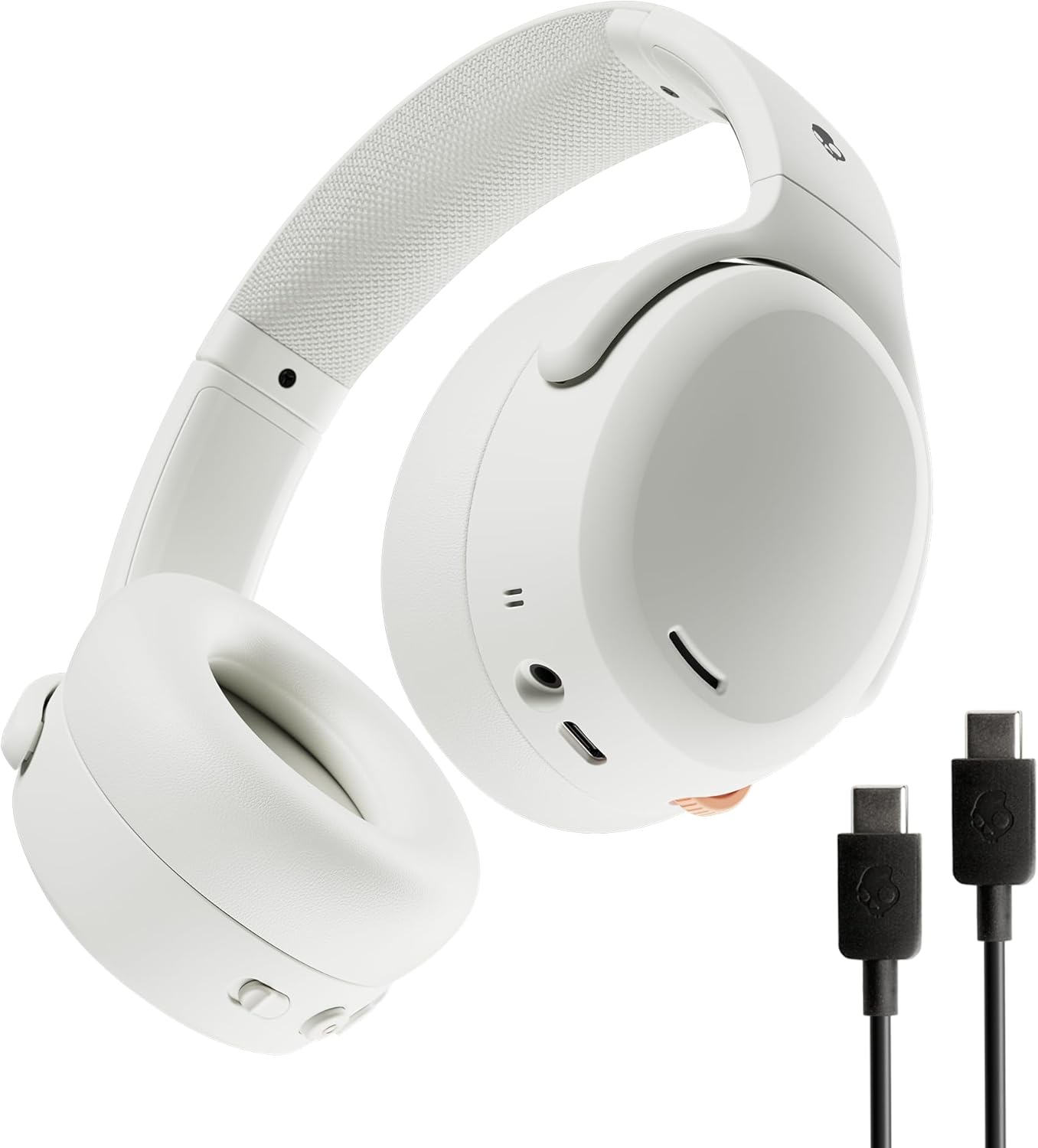 SKULLCANDY CRUSHER ANC 2, BONE/ORANGE (S6CAW-S951) WIRELESS ANC OVER-EAR HEADPHONES
