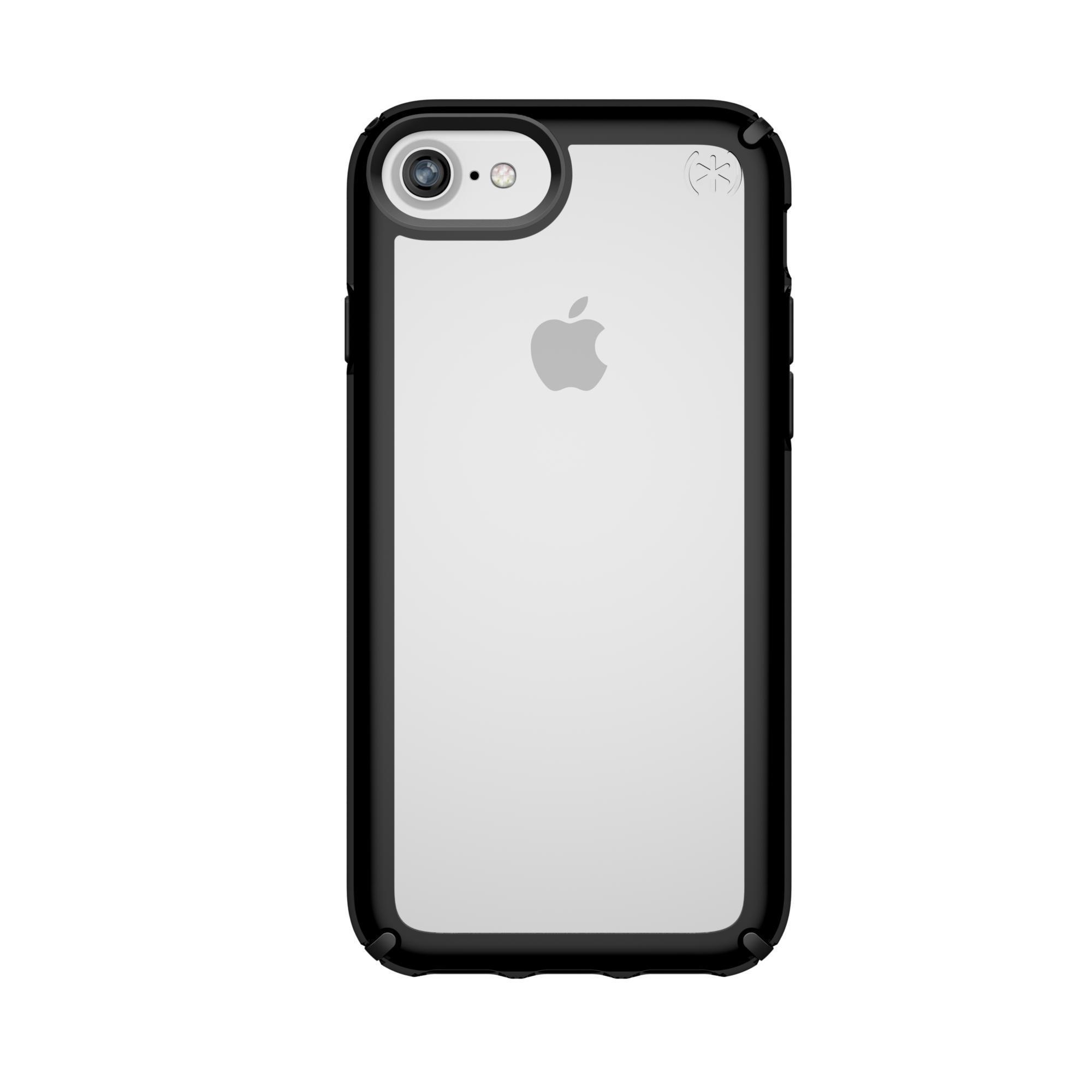 SPECK IPHONE 8 CASE (117577-5905) PRESIDIO SHOW ( CLEAR/BLACK )