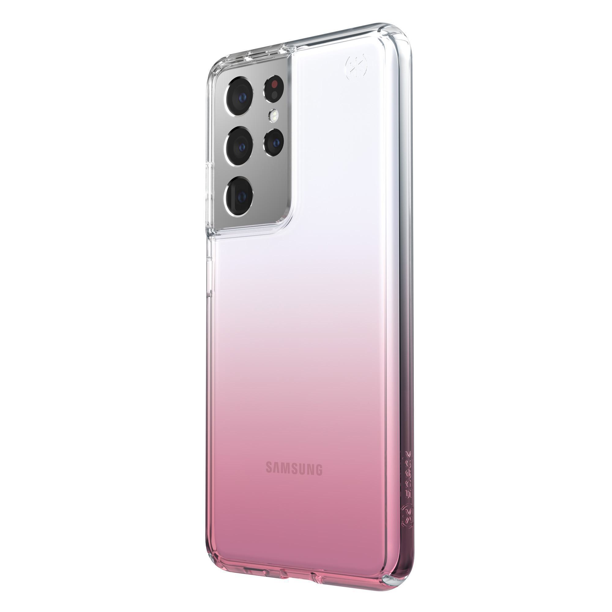 SPECK CASE FOR SAMSUNG GALAXY S21 ULTRA (139909-9509) PRESIDIO PERFECT CLEAR OMBRE (  CLEAR/VINTA)