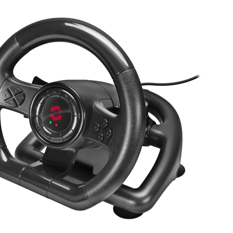 SPEEDLINK (SL-650300-BK) BLACK BOLT RACING WHEEL FOR PC (BLACK)