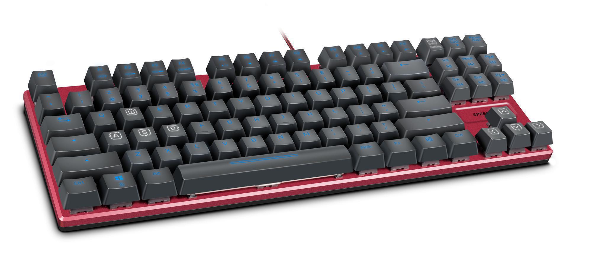 SPEEDLINK SL-670008-BKRD-US , ULTOR ILLUMINATED MECHANICAL GAMING KEYBOARD