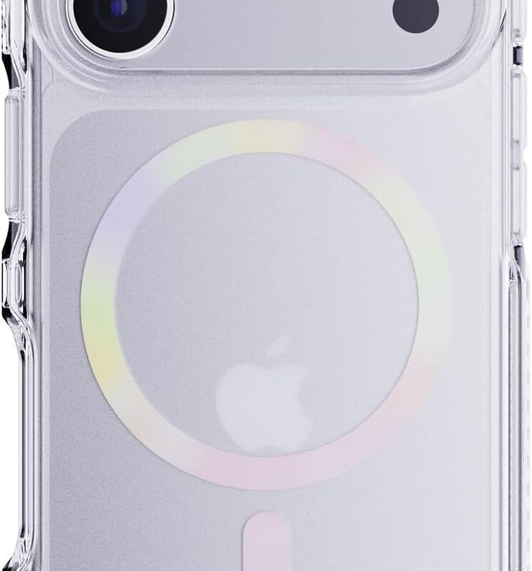 TECH21 IPHONE 17 PRO CASE (T21-11353) EVOCRYSTAL W/MAGSAFE IRIDESCENT