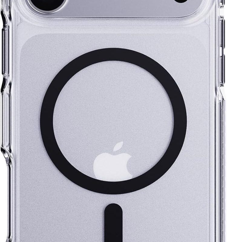 TECH21 IPHONE 17 PRO MAX CASE (T21-11335)  EVOCRYSTAL W/MAGSAFE-CLEAR/BLACK