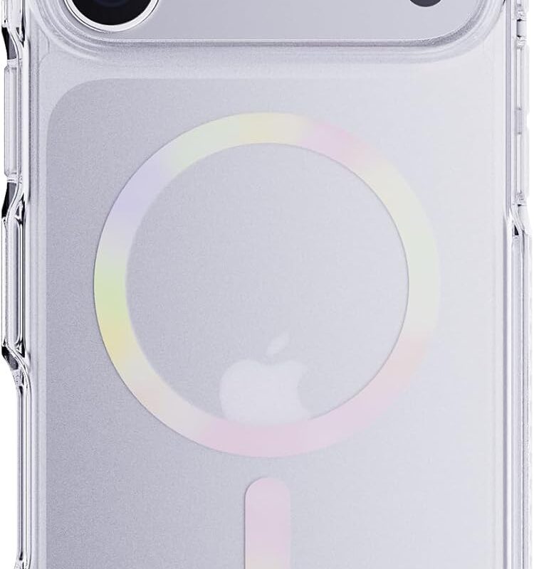 TECH21 IPHONE 17 PRO MAX CASE (T21-11357) EVOCRYSTAL W/MAGSAFE IRIDESCENT