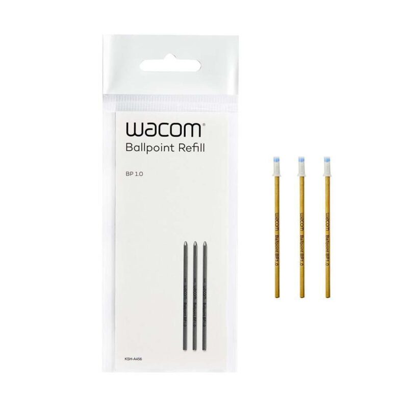 WACOM (ACK22207) BALLPOINT 1.0 REﬁLL (3 PACK)