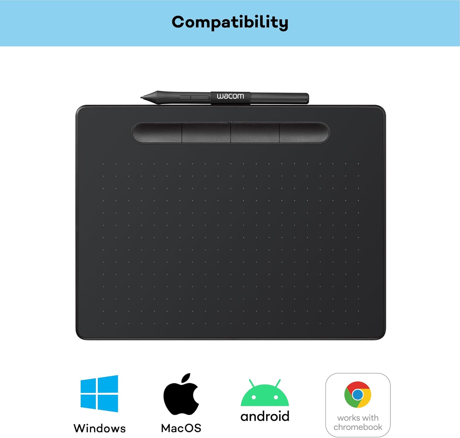 WACOM INTUOS (CTL-6100K-B) MEDIUM