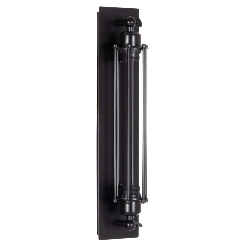 ΑΠΛΙΚΑ ΤΟΙΧΟΥ 2ΦΩΤΗ BEACON HM4463 ΜΕΤΑΛΛΟ ΣΕ ΜΑΥΡΟ 10x10x47Υεκ.