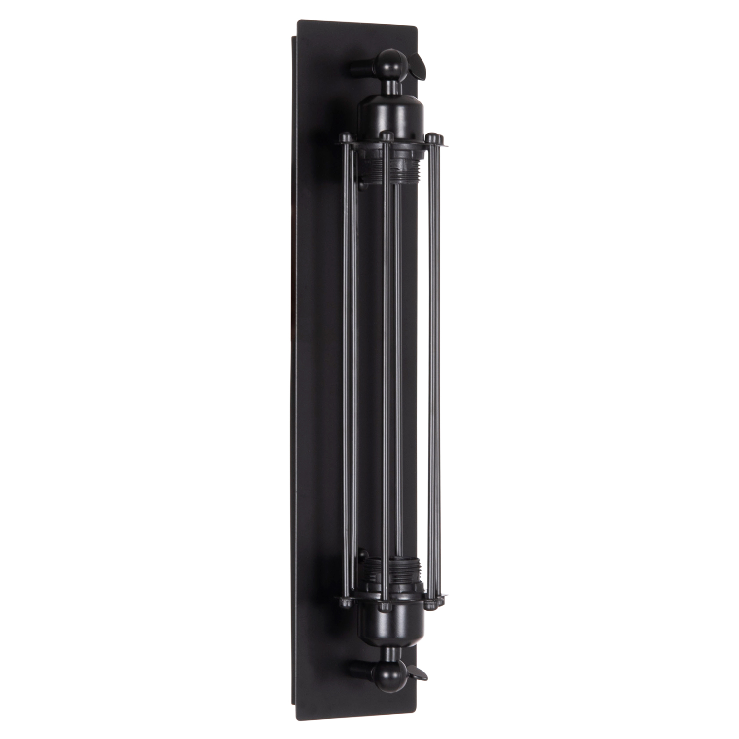 ΑΠΛΙΚΑ ΤΟΙΧΟΥ 2ΦΩΤΗ BEACON HM4463 ΜΕΤΑΛΛΟ ΣΕ ΜΑΥΡΟ 10x10x47Υεκ.
