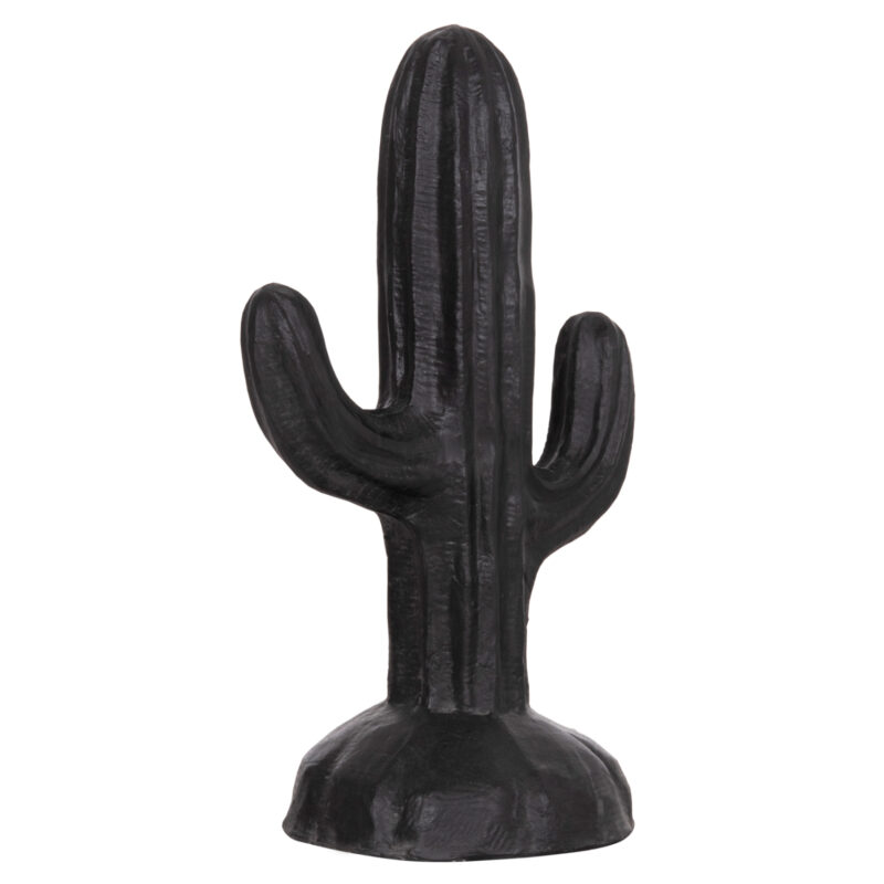 ΔΙΑΚΟΣΜΗΤΙΚΟΣ ΚΑΚΤΟΣ ΔΑΠΕΔΟΥ CACTUS HM4386.01S ΓΥΨΟΣ ΣΕ ΜΑΥΡΟ 42x30x74Υεκ.