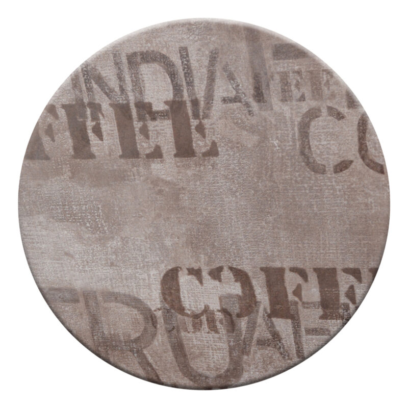 ΕΠΙΦΑΝΕΙΑ ΤΡΑΠΕΖΙΟΥ 710 WERZALIT Φ70  ΣΕ COFFEE BROWN ΧΡΩΜΑ HM5228.06