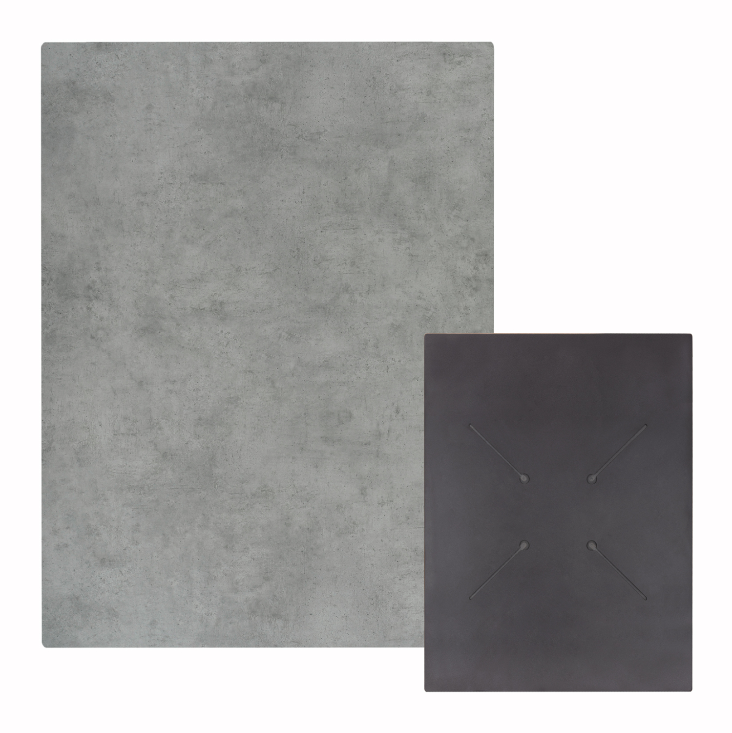 ΕΠΙΦΑΝΕΙΑ ΤΡΑΠΕΖΙΟΥ HPL ΟΡΘΟΓΩΝΙΑ HM6350.32 CEMENT 60x80εκ. (Σετ 2 τμχ)