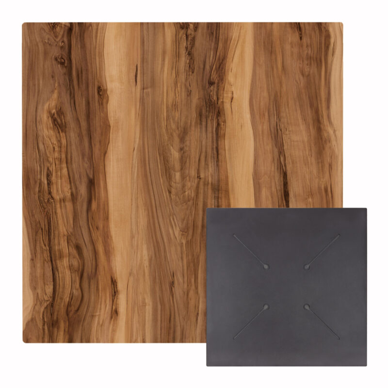 ΕΠΙΦΑΝΕΙΑ ΤΡΑΠΕΖΙΟΥ HPL ΤΕΤΡΑΓΩΝΗ HM5837.30 INDIAN SHEESHAM 60x60εκ. (Σετ 2 τμχ)