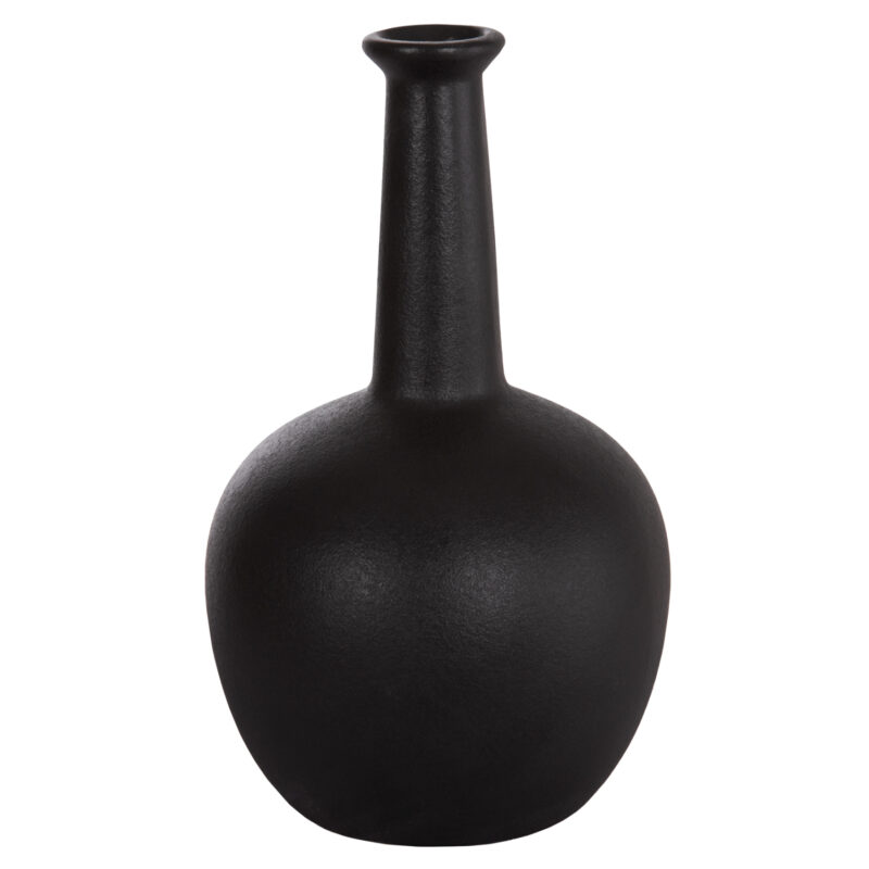 ΕΠΙΤΡΑΠΕΖΙΟ ΚΕΡΑΜΙΚΟ ΔΙΑΚΟΣΜΗΤΙΚΟ ELENDIL HM4593.02 ΜΑΥΡΟ ΜΑΤ 14,5x25Υεκ