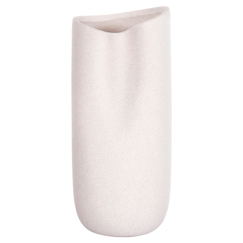 ΕΠΙΤΡΑΠΕΖΙΟ ΚΕΡΑΜΙΚΟ ΔΙΑΚΟΣΜΗΤΙΚΟ GLAZE HM4606.01 ΚΡΥΣΤΑΛΛΙΚΟ ΥΠΟΛΕΥΚΟ 17x16,5x37Υεκ
