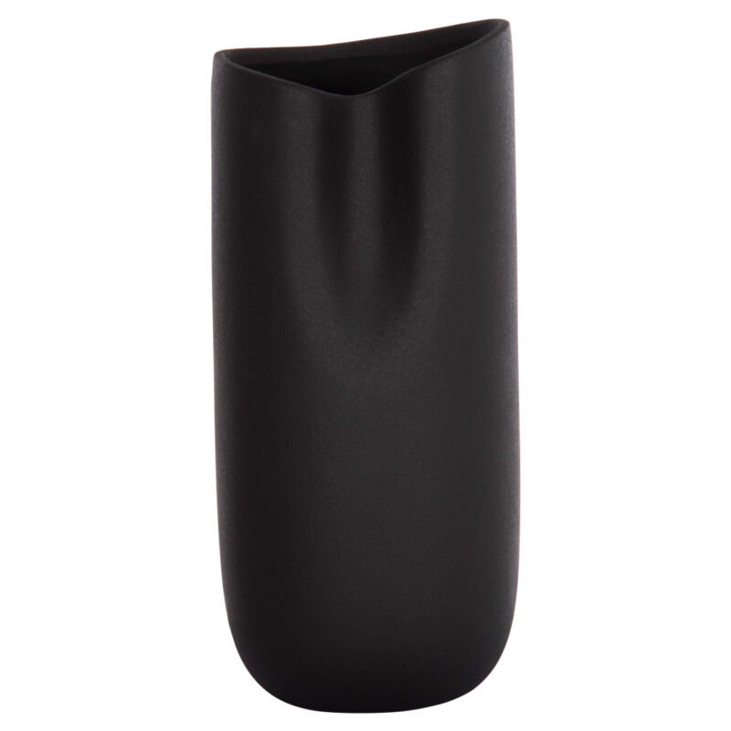 ΕΠΙΤΡΑΠΕΖΙΟ ΚΕΡΑΜΙΚΟ ΔΙΑΚΟΣΜΗΤΙΚΟ GLAZE HM4606.02 ΜΑΥΡΟ ΜΑΤ 17x16,5x37Υεκ