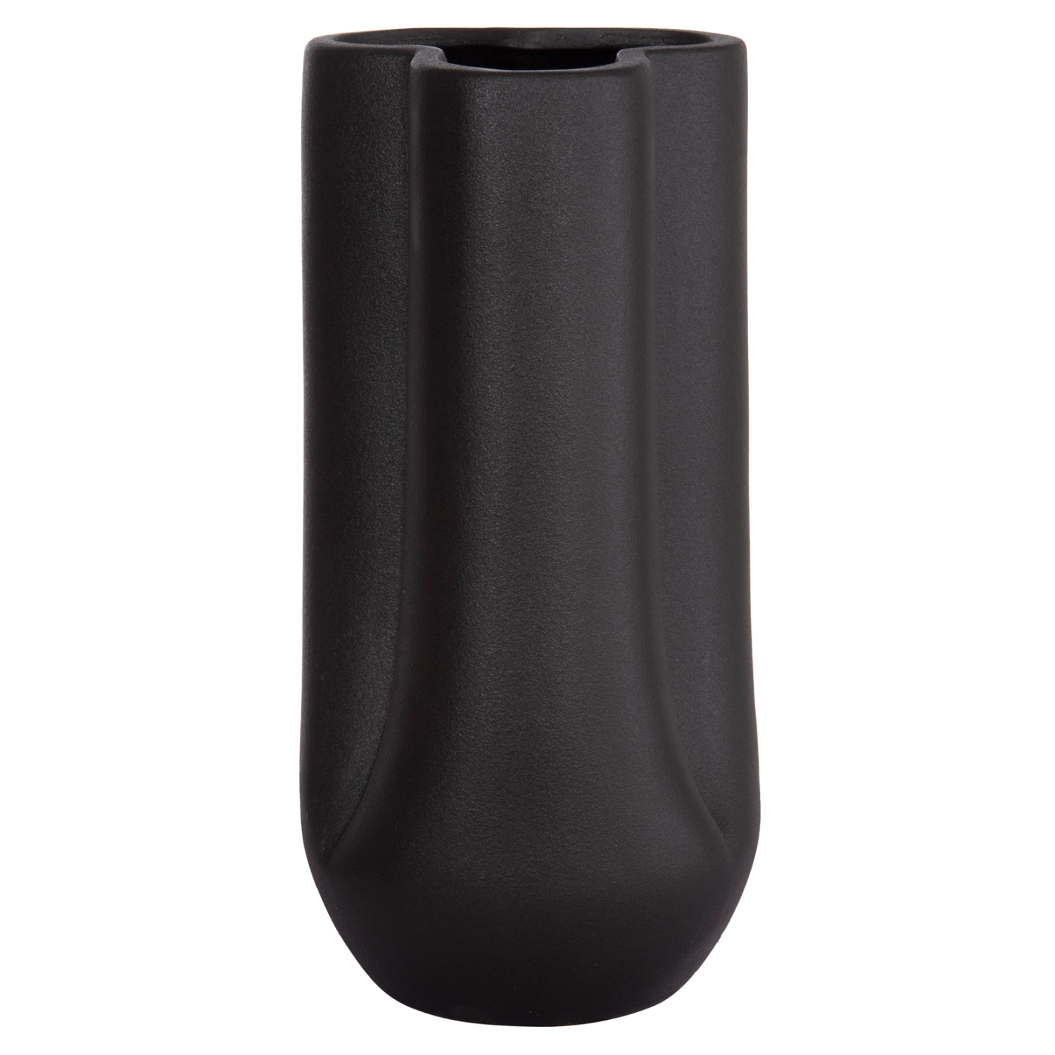 ΕΠΙΤΡΑΠΕΖΙΟ ΚΕΡΑΜΙΚΟ ΔΙΑΚΟΣΜΗΤΙΚΟ GLAZE HM4612.02 ΜΑΥΡΟ ΜΑΤ Φ14x29Υεκ
