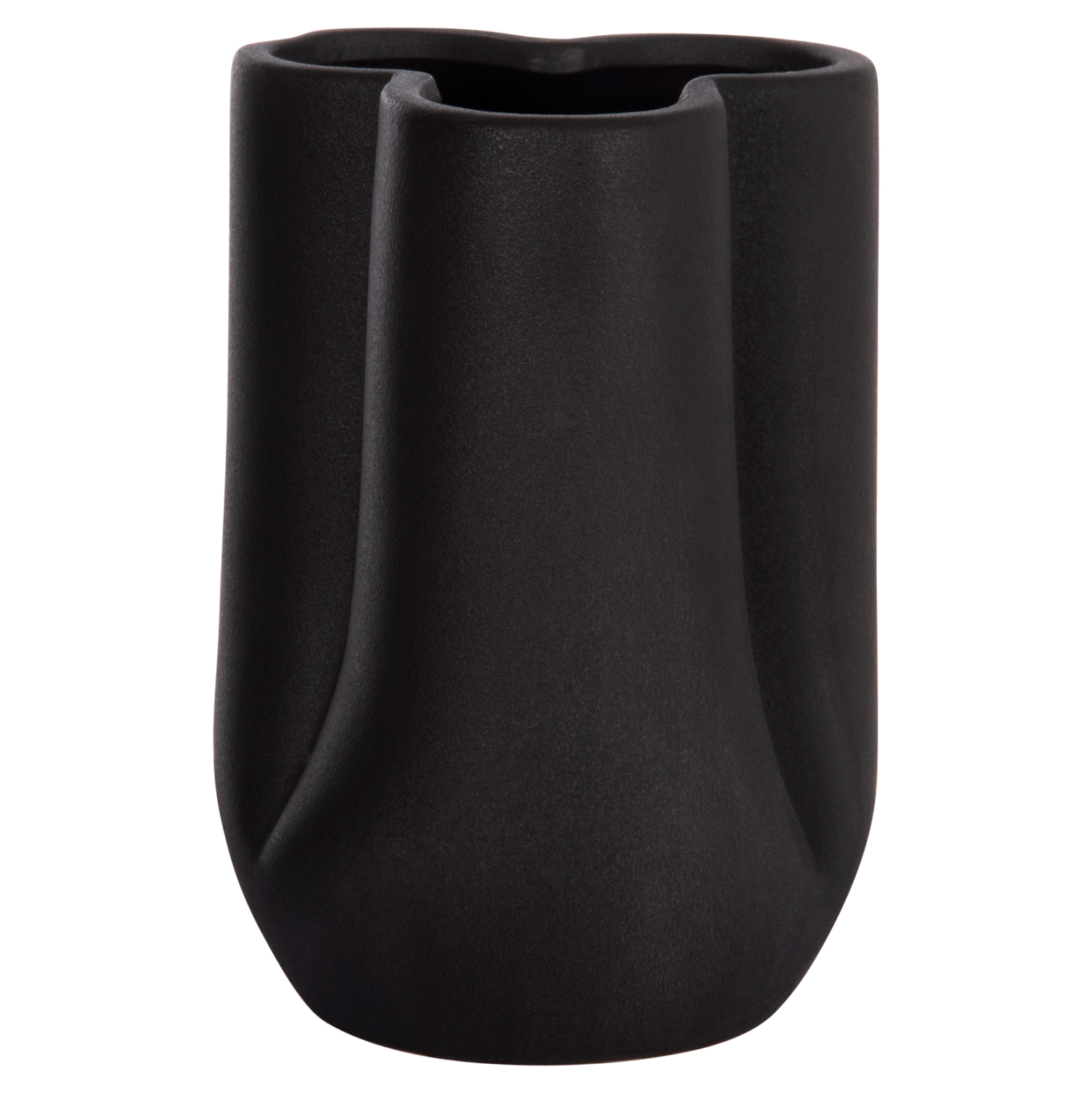 ΕΠΙΤΡΑΠΕΖΙΟ ΚΕΡΑΜΙΚΟ ΔΙΑΚΟΣΜΗΤΙΚΟ GLAZE HM4613.02 ΜΑΥΡΟ ΜΑΤ Φ16x22Υεκ