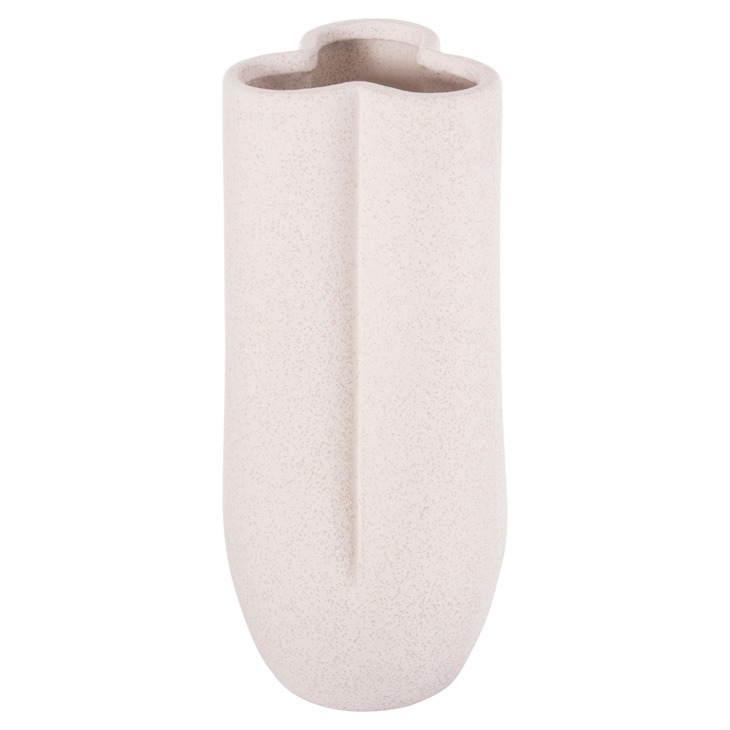 ΕΠΙΤΡΑΠΕΖΙΟ ΚΕΡΑΜΙΚΟ ΔΙΑΚΟΣΜΗΤΙΚΟ GLAZE HM4611.01 ΚΡΥΣΤΑΛΛΙΚΟ ΥΠΟΛΕΥΚΟ Φ14x34Υεκ