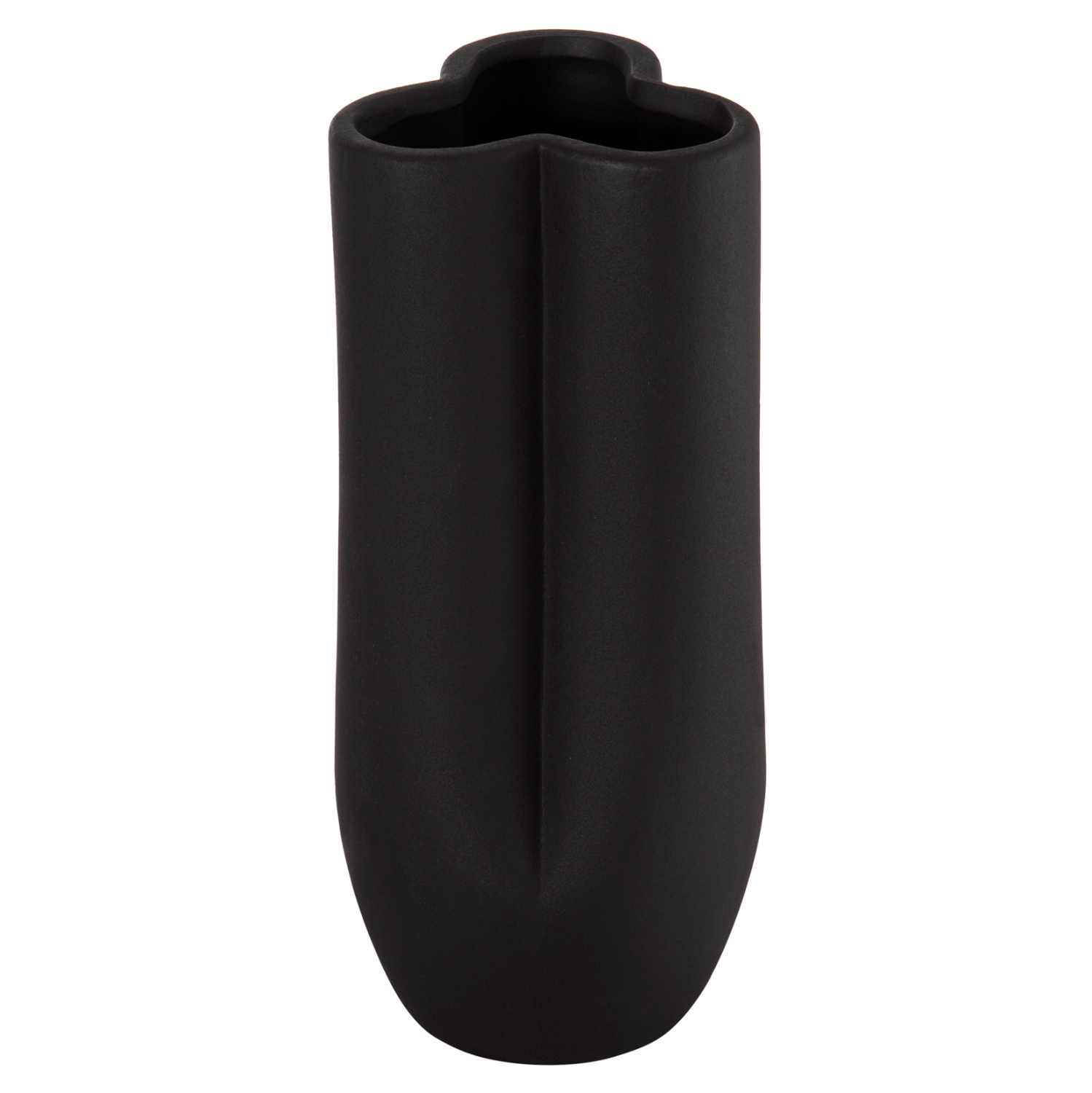 ΕΠΙΤΡΑΠΕΖΙΟ ΚΕΡΑΜΙΚΟ ΔΙΑΚΟΣΜΗΤΙΚΟ GLAZE HM4611.02 ΜΑΥΡΟ ΜΑΤ Φ14x34Υ εκ.