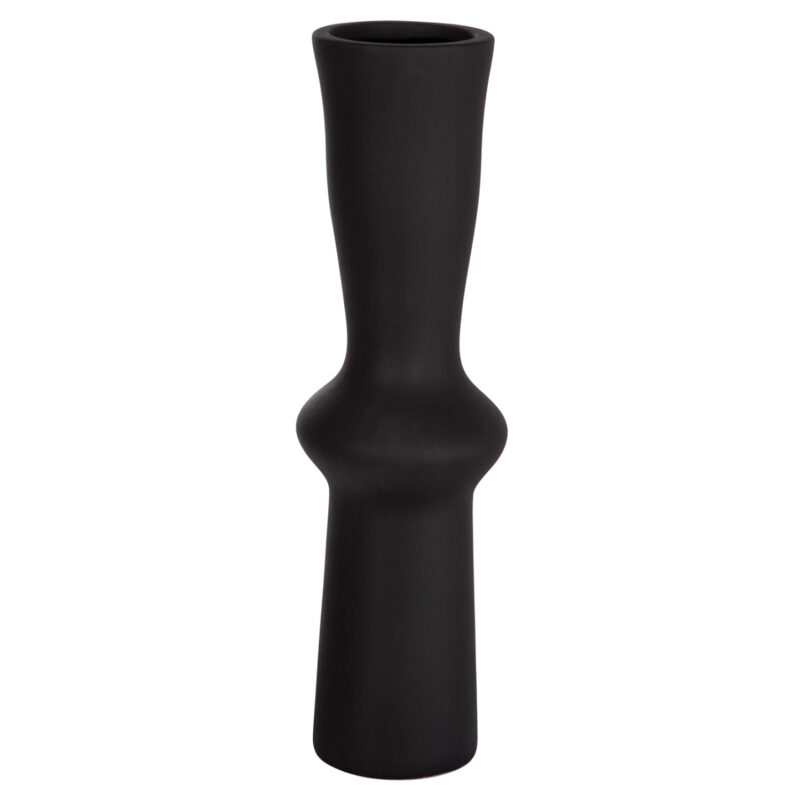 ΕΠΙΤΡΑΠΕΖΙΟ ΚΕΡΑΜΙΚΟ ΔΙΑΚΟΣΜΗΤΙΚΟ SCEPTER HM4637.02 ΜΑΥΡΟ ΜΑΤ Φ14x50Υεκ