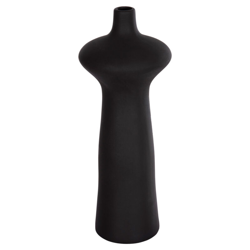 ΕΠΙΤΡΑΠΕΖΙΟ ΚΕΡΑΜΙΚΟ ΔΙΑΚΟΣΜΗΤΙΚΟ SCEPTER HM4636.02 ΜΑΥΡΟ ΜΑΤ Φ18x49Υεκ