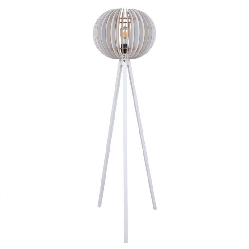 ΦΩΤΙΣΤΙΚΟ ΔΑΠΕΔΟΥ HM7375.01 ΑΠΟ MDF ΣΕ ΛΕΥΚΟ Φ36x145Υεκ.