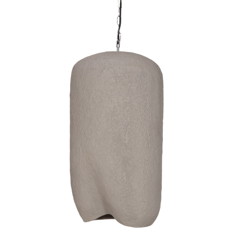 ΦΩΤΙΣΤΙΚΟ ΟΡΟΦΗΣ ΚΡΕΜΑΣΤΟ LOGKY HM4704.03L--FIBER CEMENT ΓΚΡΙ 35x35x67Υεκ