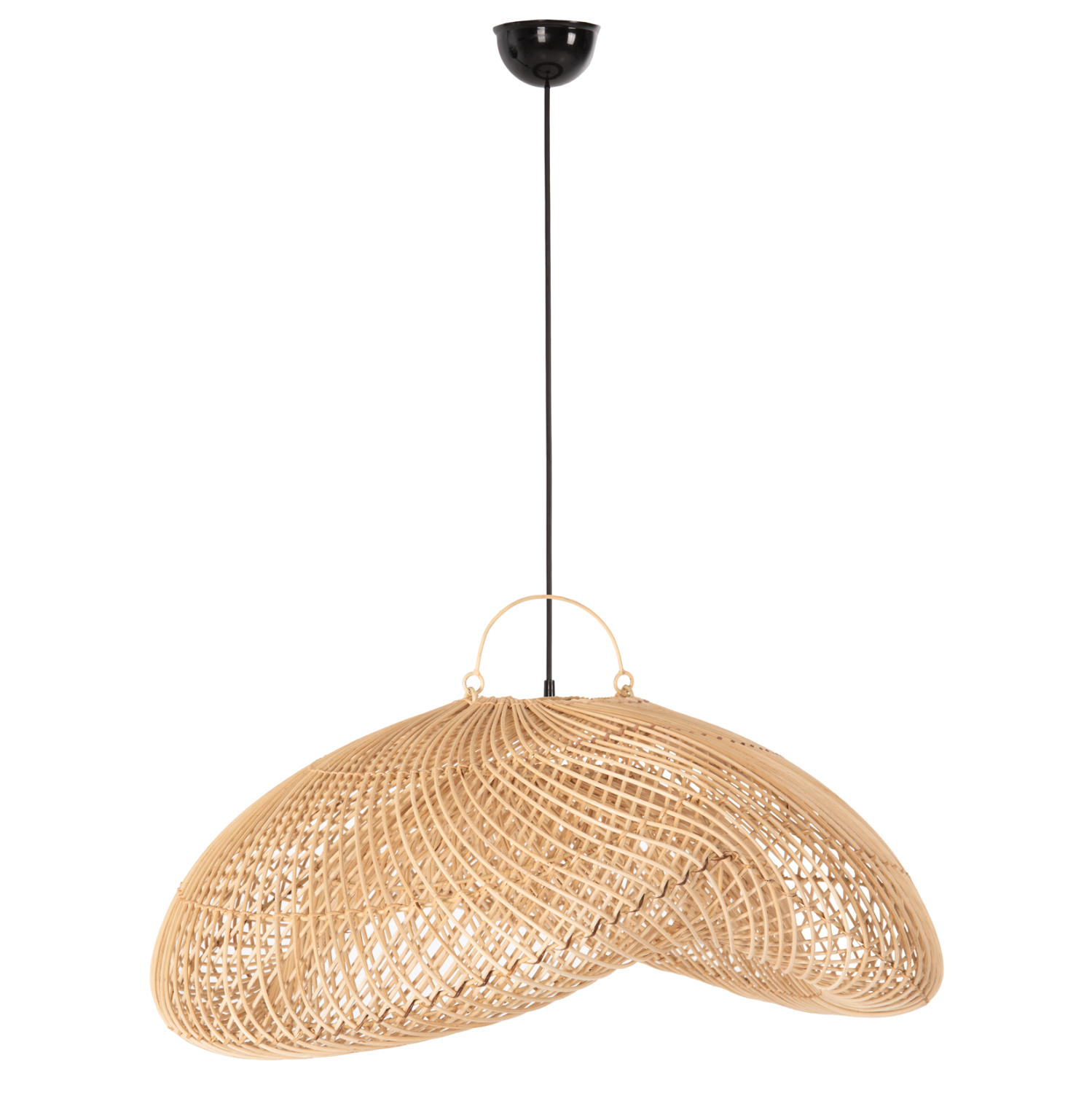 ΦΩΤΙΣΤΙΚΟ ΟΡΟΦΗΣ ΚΡΕΜΑΣΤΟ PERK HM7861 RATTAN ΣΕ ΦΥΣΙΚΟ ΧΡΩΜΑ 100x80x142Υ εκ.