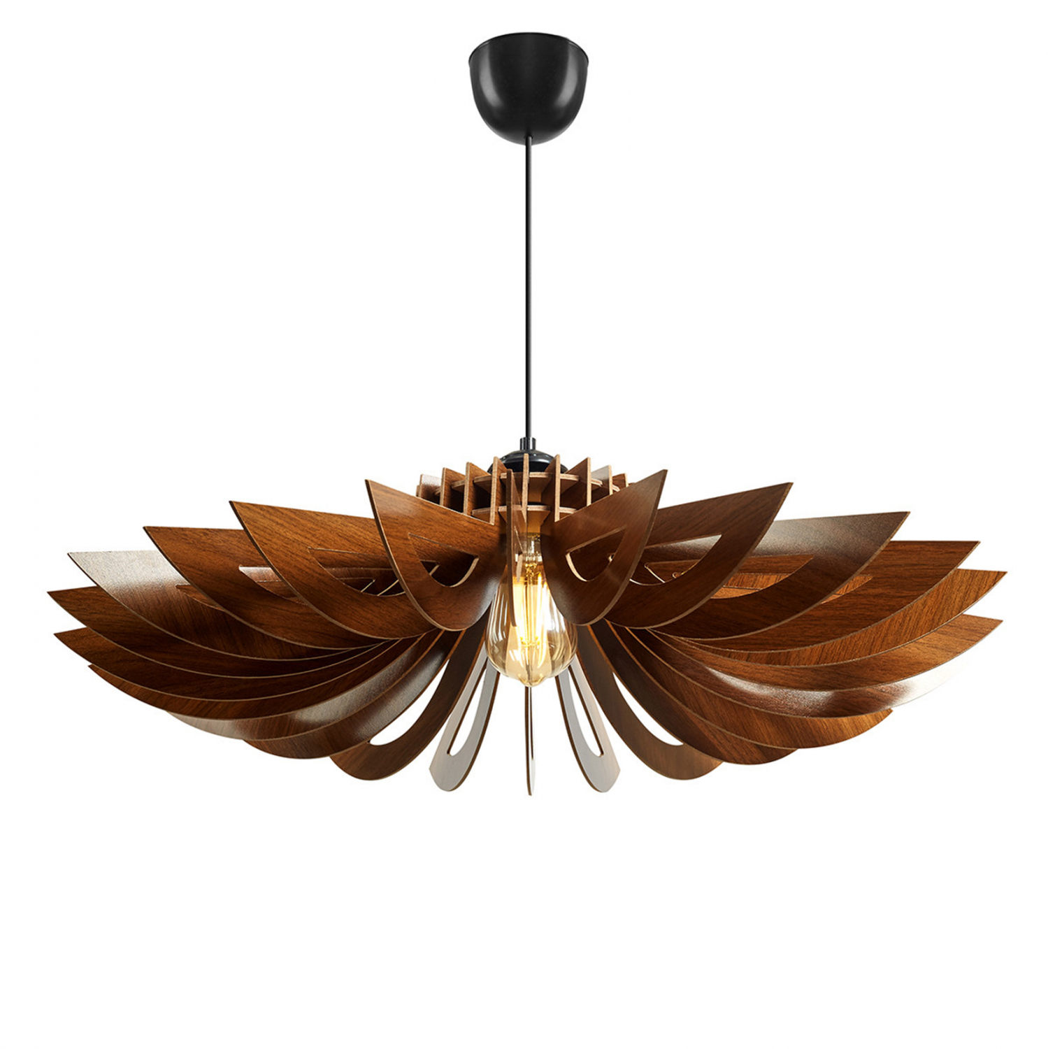 ΦΩΤΙΣΤΙΚΟ ΟΡΟΦΗΣ ΚΡΕΜΑΣΤΟ HM7349.01 MDF ΚΑΡΥΔΙ Φ52x45Υεκ.