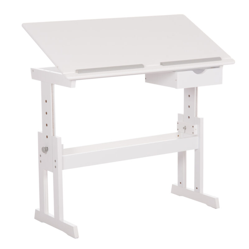 ΓΡΑΦΕΙΟ/ΣΧΕΔΙΑΣΤΗΡΙΟ ASCENT HM18289 MDF ΣΕ ΛΕΥΚΟ 109x55x87,5Υεκ