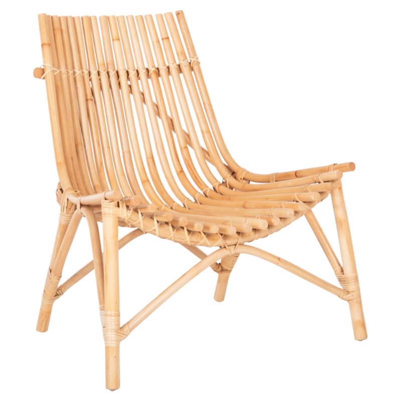 ΚΑΡΕΚΛΑ ΕΞΩΤ.ΧΩΡΟΥ CELLION HM9812.01 ΡΑΒΔΟΙ RATTAN ΣΕ ΦΥΣΙΚΟ ΧΡΩΜΑ 76x72x83Υεκ.